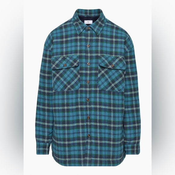 TNA Plaid Oversized Shirt - Picture 2 of 5